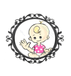 天使の赤ちゃんと魔法の鏡（個別スタンプ：5）