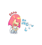 Neって呼んだらUn？って返す。（個別スタンプ：3）