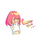 Neって呼んだらUn？って返す。（個別スタンプ：16）