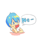 Neって呼んだらUn？って返す。（個別スタンプ：26）