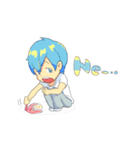 Neって呼んだらUn？って返す。（個別スタンプ：27）