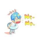 Neって呼んだらUn？って返す。（個別スタンプ：28）