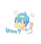 Neって呼んだらUn？って返す。（個別スタンプ：33）