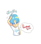 Neって呼んだらUn？って返す。（個別スタンプ：36）