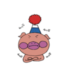 ぶた男(日常ver.)（個別スタンプ：25）