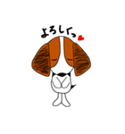 ビーグル犬のビッキーちゃん（個別スタンプ：10）