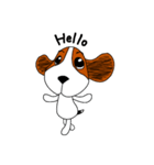 ビーグル犬のビッキーちゃん（個別スタンプ：12）
