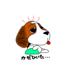 ビーグル犬のビッキーちゃん（個別スタンプ：17）