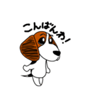 ビーグル犬のビッキーちゃん（個別スタンプ：22）