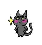 白ねこ、ブリティッシュショートと出会う（個別スタンプ：4）