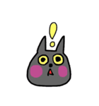 白ねこ、ブリティッシュショートと出会う（個別スタンプ：14）
