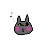 白ねこ、ブリティッシュショートと出会う（個別スタンプ：26）