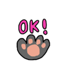 白ねこ、ブリティッシュショートと出会う（個別スタンプ：28）