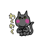 白ねこ、ブリティッシュショートと出会う（個別スタンプ：34）
