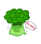 Little broccoli version English（個別スタンプ：4）