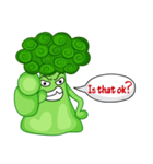 Little broccoli version English（個別スタンプ：39）
