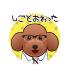 カワイイ！ラブリー！トイプードル！（個別スタンプ：14）