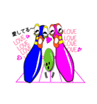 ボーリングファミリー（個別スタンプ：17）
