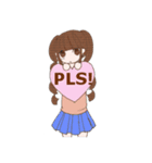 Slang Girl（個別スタンプ：1）