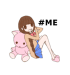 Slang Girl（個別スタンプ：8）