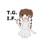 Slang Girl（個別スタンプ：15）