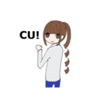 Slang Girl（個別スタンプ：23）
