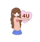 Slang Girl（個別スタンプ：24）