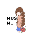 Slang Girl（個別スタンプ：26）