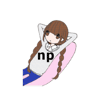 Slang Girl（個別スタンプ：27）