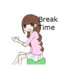 Slang Girl（個別スタンプ：28）