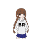 Slang Girl（個別スタンプ：35）