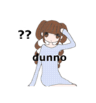 Slang Girl（個別スタンプ：37）