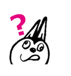 Cheerful rabbit with ears to hear.（個別スタンプ：7）