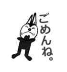 Cheerful rabbit with ears to hear.（個別スタンプ：13）