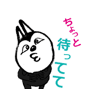 Cheerful rabbit with ears to hear.（個別スタンプ：21）