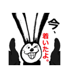 Cheerful rabbit with ears to hear.（個別スタンプ：24）