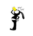 Cheerful rabbit with ears to hear.（個別スタンプ：39）
