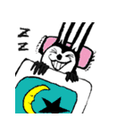Cheerful rabbit with ears to hear.（個別スタンプ：40）
