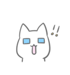 白ねこたん（個別スタンプ：3）