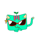 Green Curry Cat 2 (Khiao-Wan)（個別スタンプ：5）