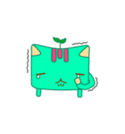 Green Curry Cat 2 (Khiao-Wan)（個別スタンプ：23）
