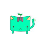 Green Curry Cat 2 (Khiao-Wan)（個別スタンプ：25）