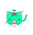 Green Curry Cat 2 (Khiao-Wan)（個別スタンプ：29）