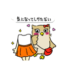 ミミズクの「ミミちゃん」(Japan)（個別スタンプ：10）