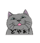 なぜか気になる猫（個別スタンプ：3）