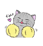 なぜか気になる猫（個別スタンプ：4）