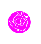 インコのハンコ（個別スタンプ：2）
