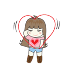 Chubby Girl : Elly [ENG]（個別スタンプ：1）