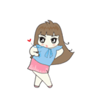 Chubby Girl : Elly [ENG]（個別スタンプ：8）