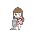 Chubby Girl : Elly [ENG]（個別スタンプ：10）